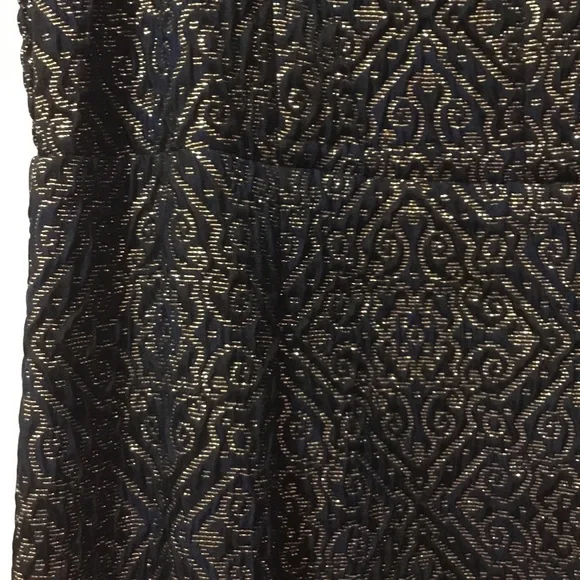 Betsey Johnson Black and Gold Mini Dress - Picture 3 of 6